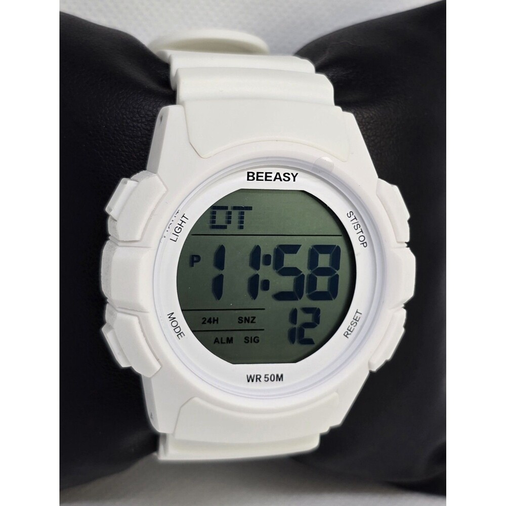 Men's Beeasy Aw03 Digital  Waterproof Stopwatch Alarm Countdown Timers Watch 05 - Picture 3 of 8